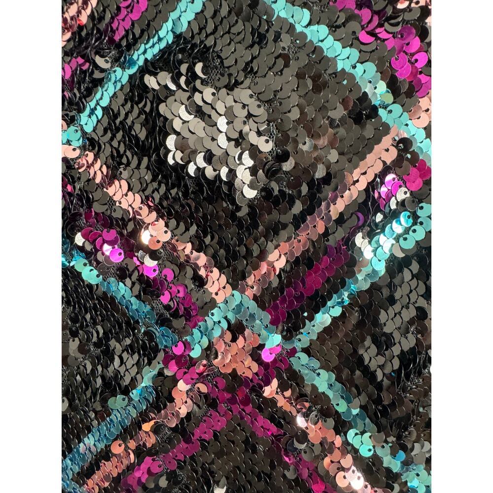 Le Superbe argyle sequin mini skirt - Picture 3 of 4